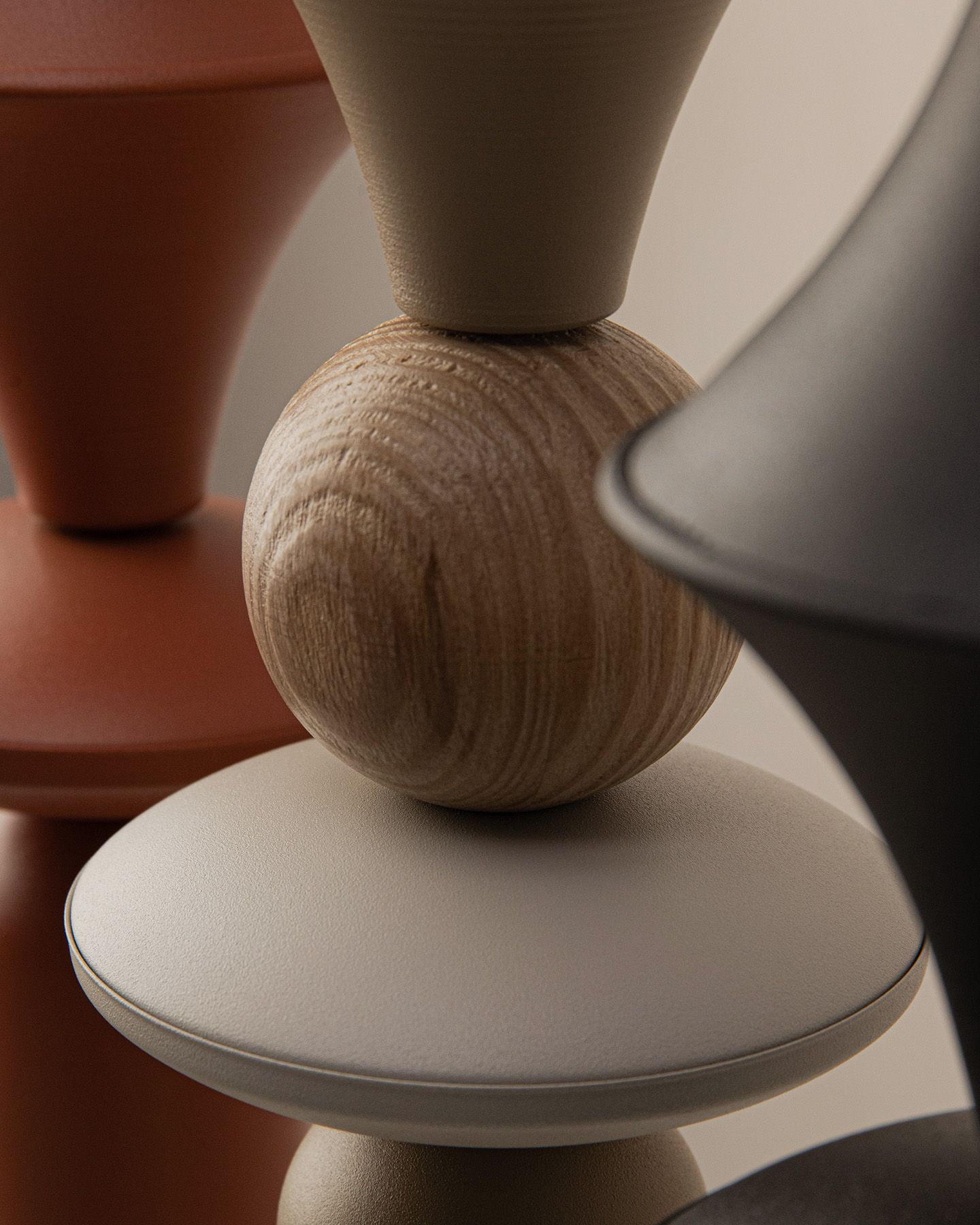 Page du configurateur de canapé Micadoni avec modules en tissu côtelé dans des tons neutres.