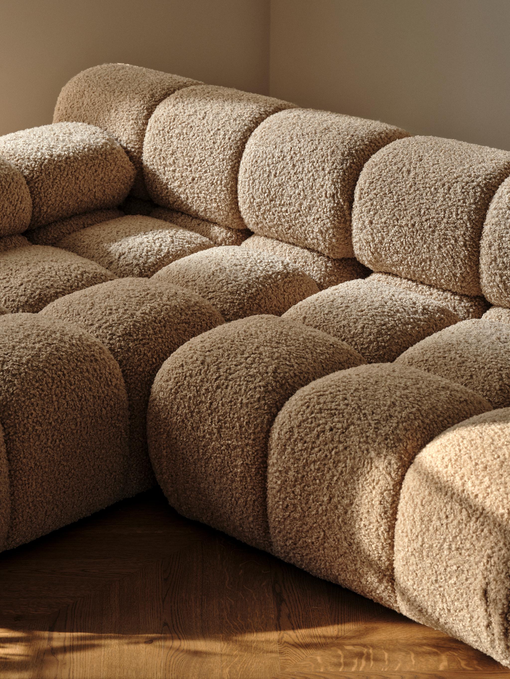 lisa corner sofa in green