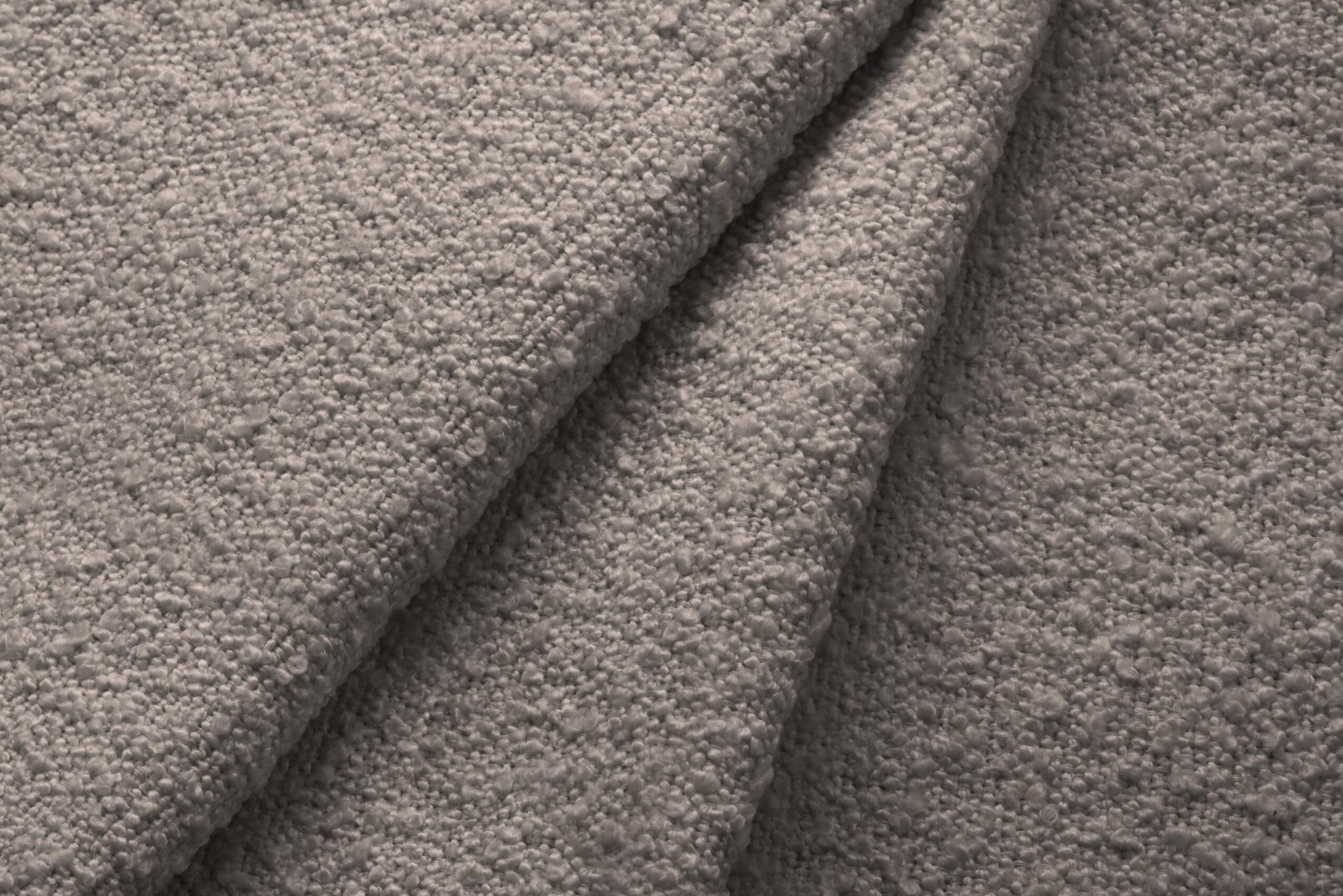 Close-up of structured fabric texture in grey color, upholstery material – Micadoni