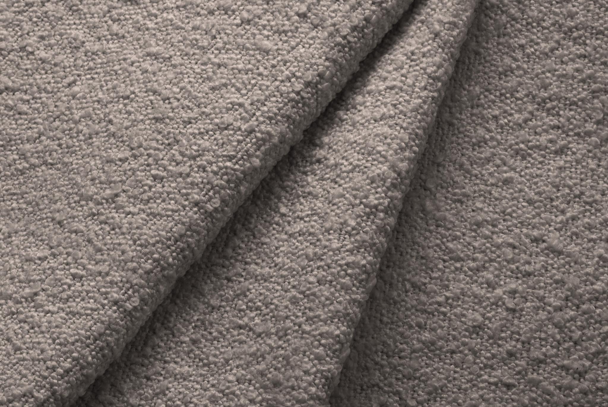 Close-up of structured fabric texture in grey color, upholstery material – Micadoni
